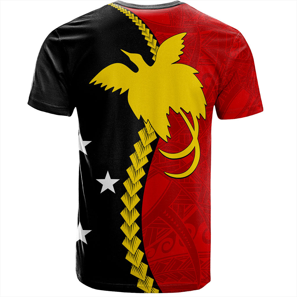 Papua New Guinea T-Shirt Melanesian Tribal PNG Half Style