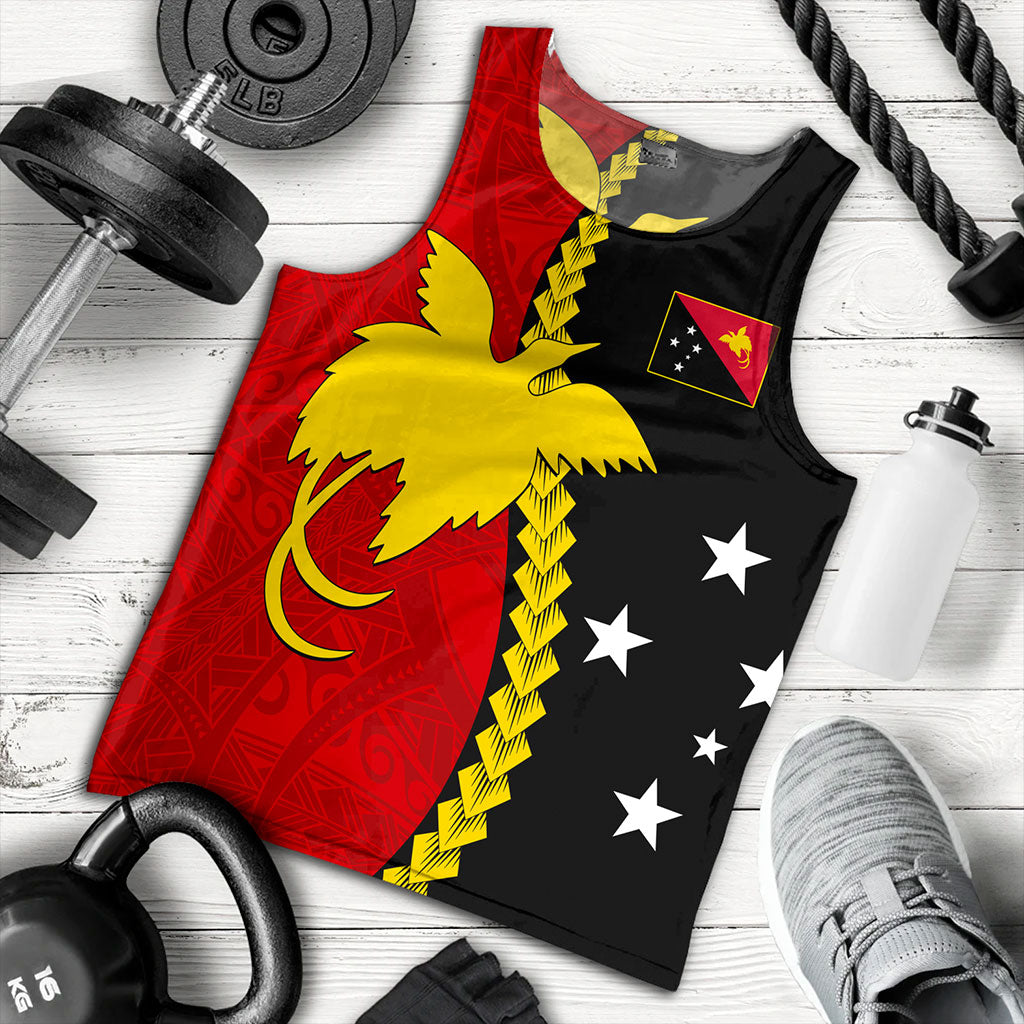 Papua New Guinea Tank Top Melanesian Tribal PNG Half Style