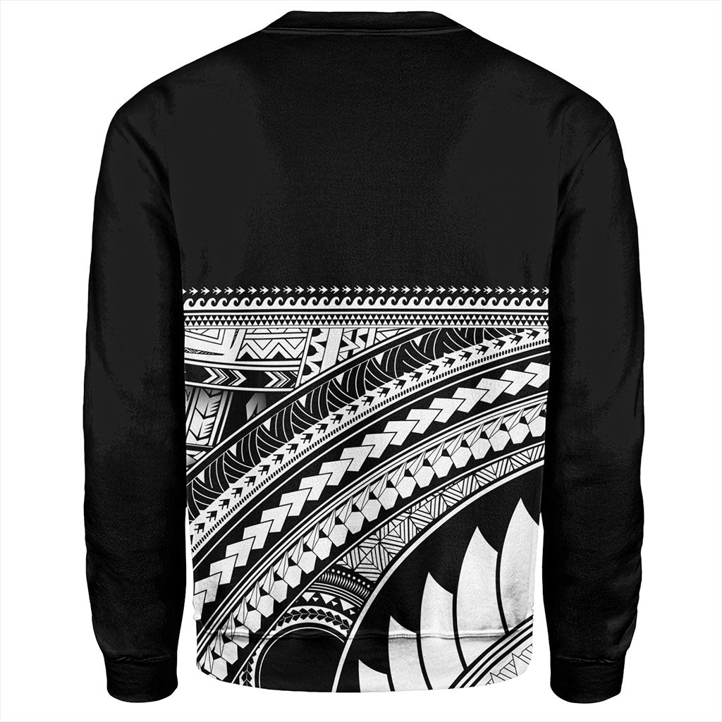 Guam Sweatshirt Micronesian Map Tribal Style