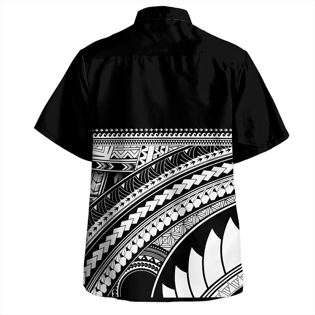 Guam Hawaiian Shirt Micronesian Tribal Crack Style