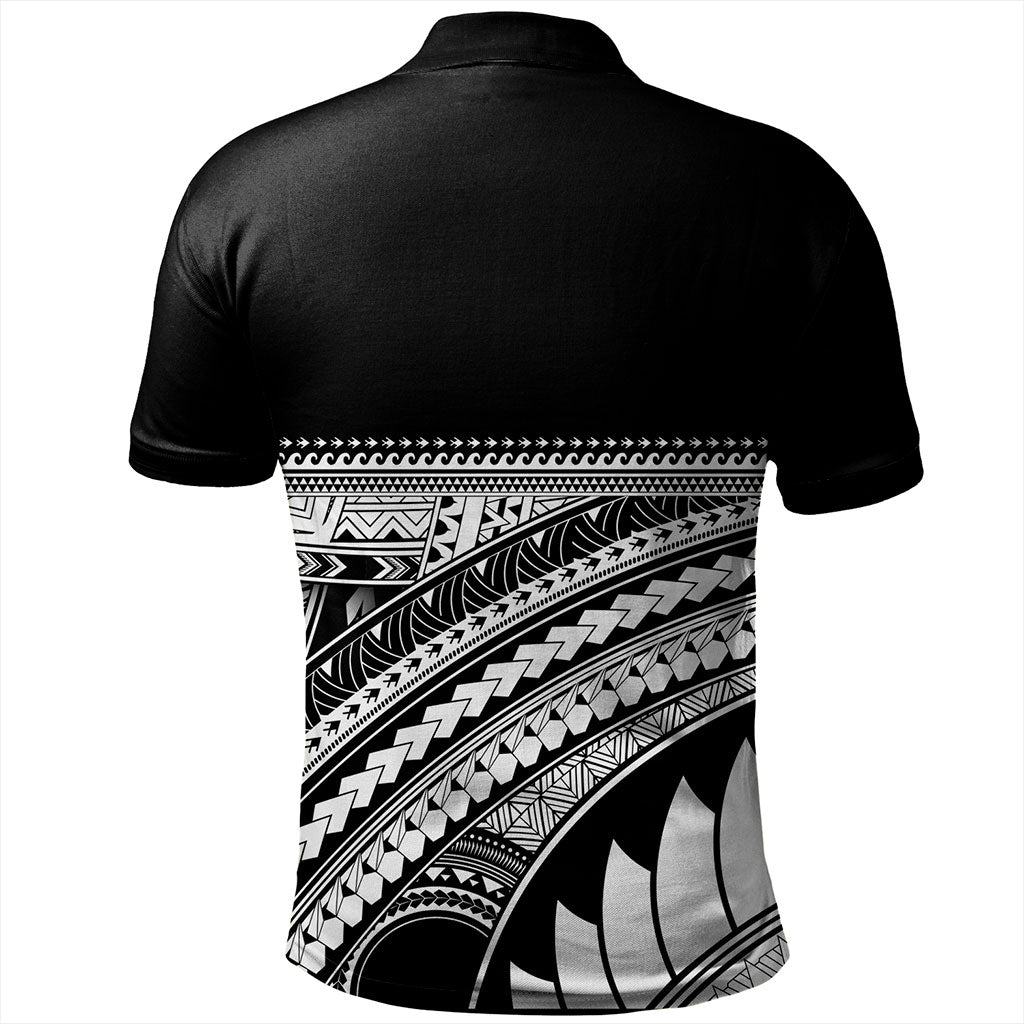 Guam Polo Shirt Micronesian Map Tribal Style