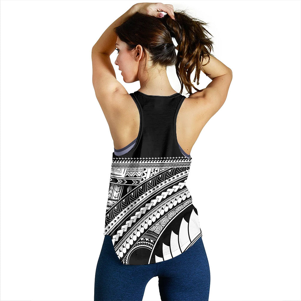 Guam Women Tank Micronesian Map Tribal Style