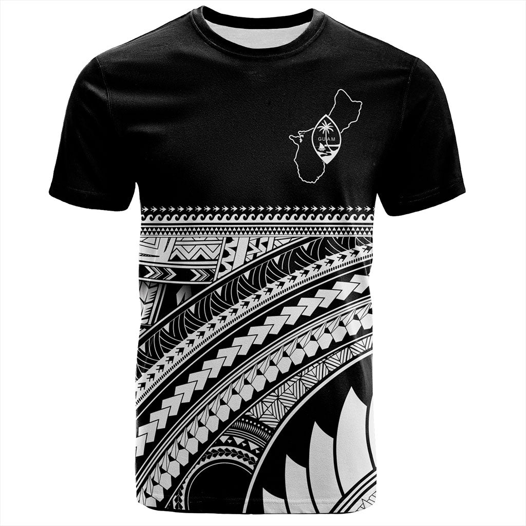 Guam T-Shirt Micronesian Map Tribal Style