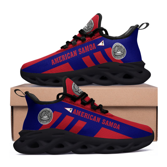 American Samoa Clunky Sneakers Sport Triple Style