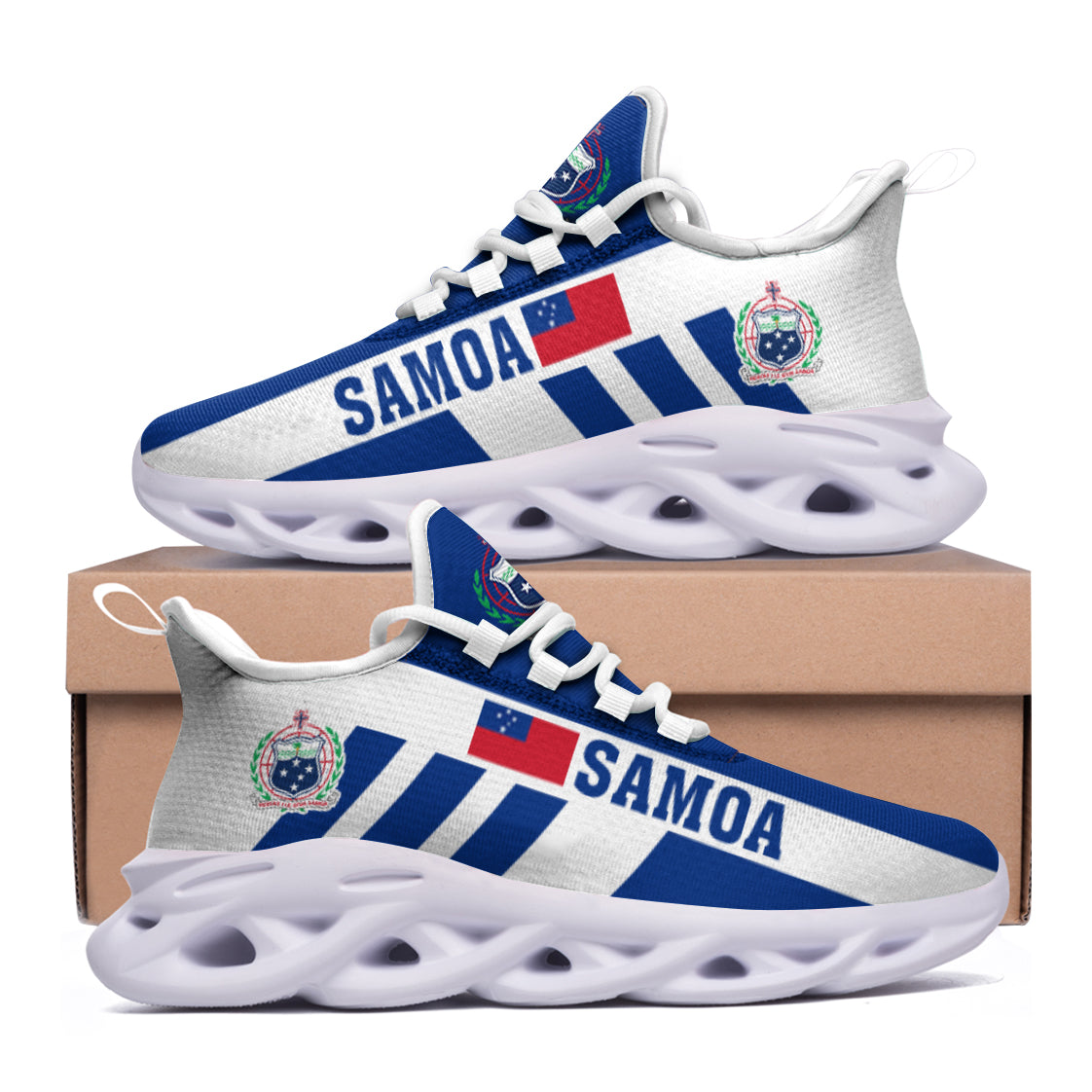 Samoa Clunky Sneakers Sport Triple Style