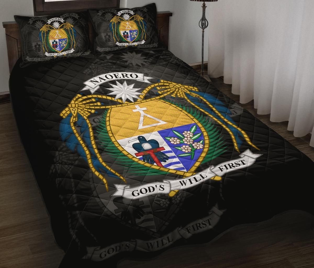 Nauru Polynesian Quilt Bed Set