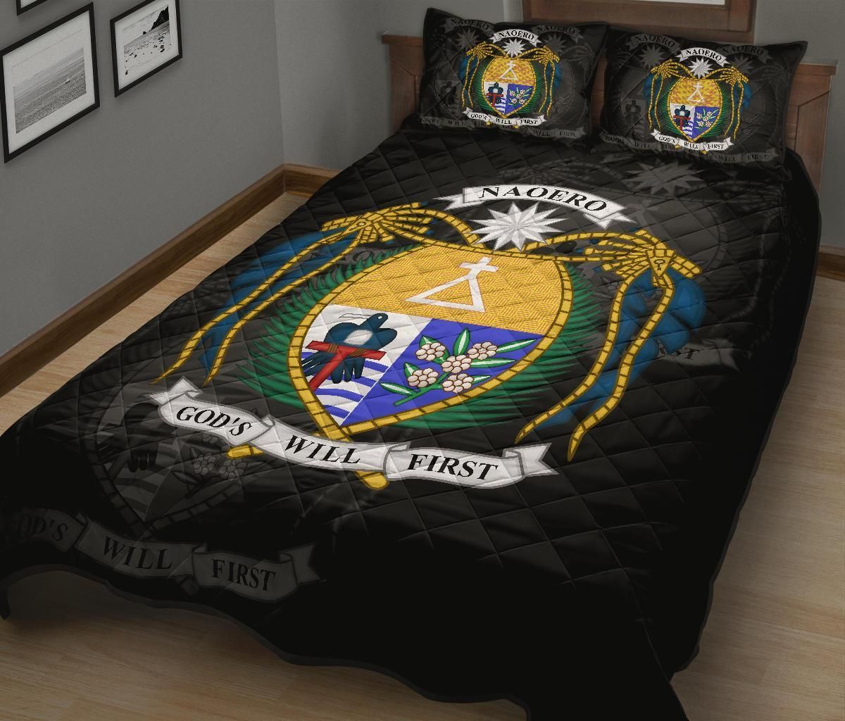 Nauru Polynesian Quilt Bed Set