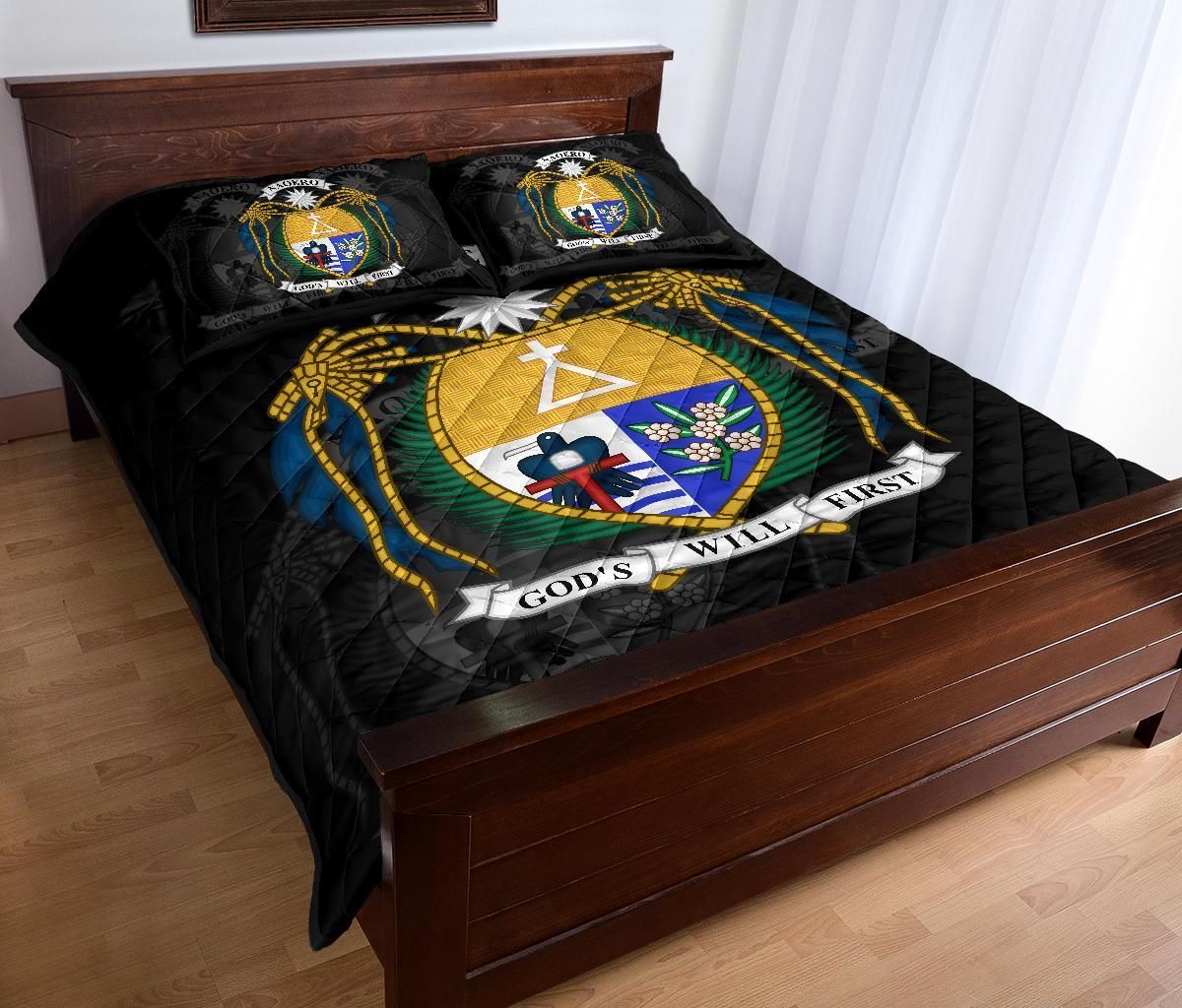 Nauru Polynesian Quilt Bed Set