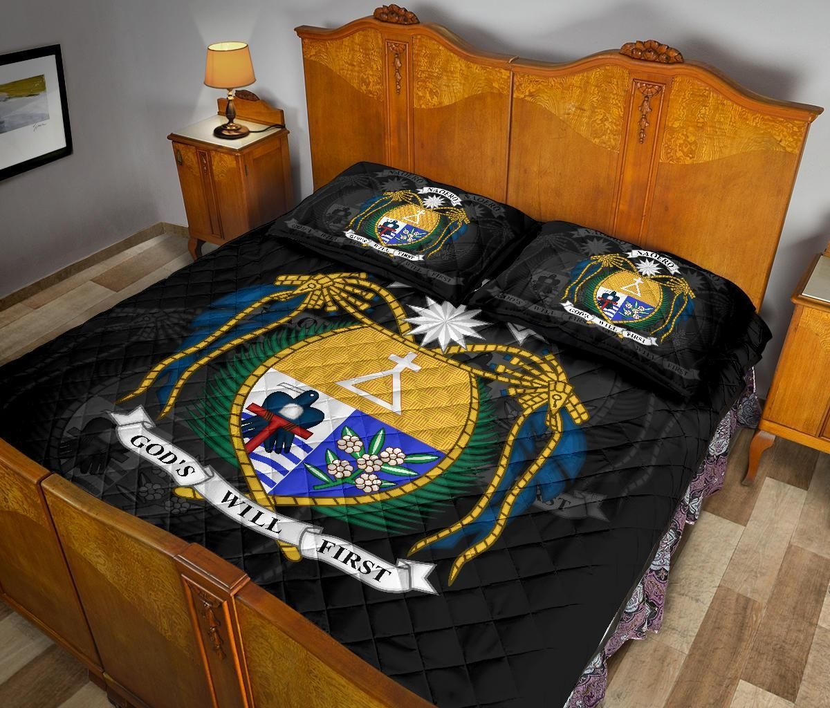 Nauru Polynesian Quilt Bed Set