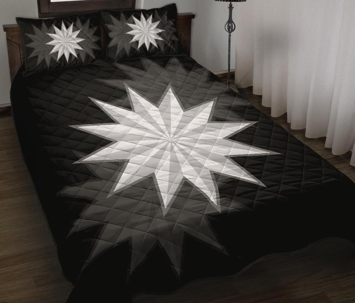 Nauru Polynesian Quilt Bed Set