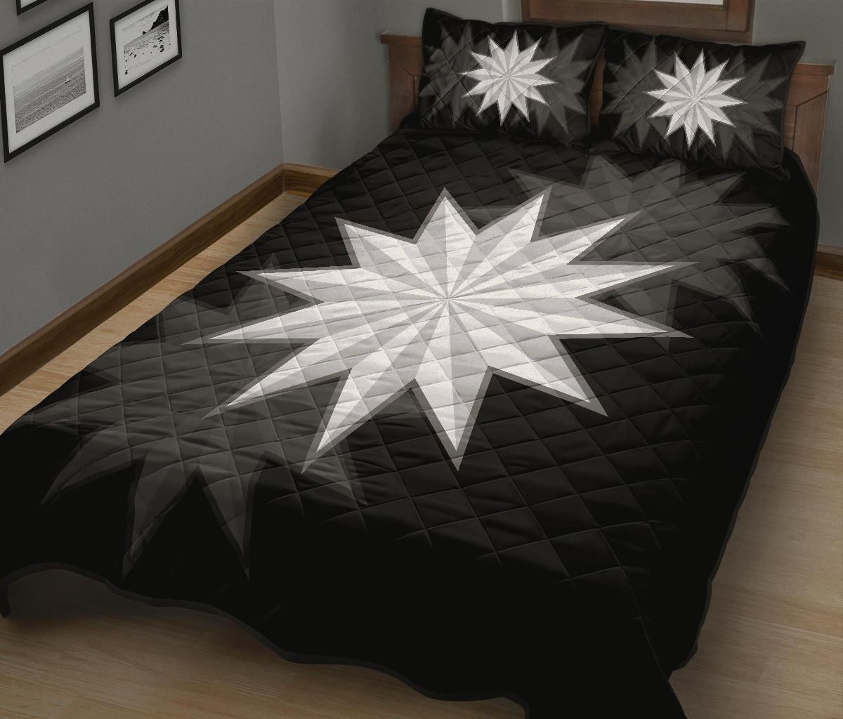 Nauru Polynesian Quilt Bed Set