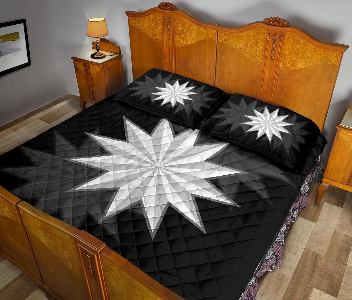 Nauru Polynesian Quilt Bed Set