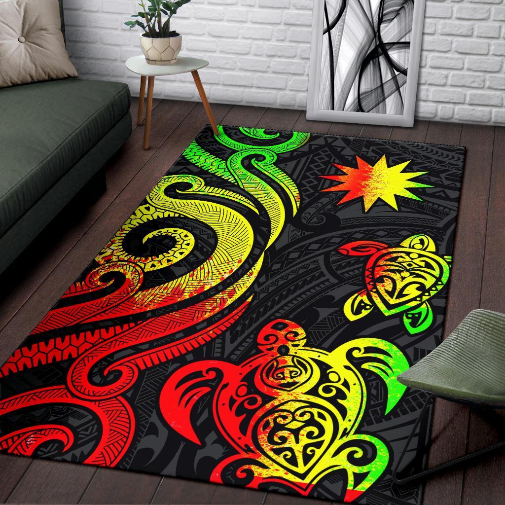 Nauru Area Rug - Reggae Tentacle Turtle