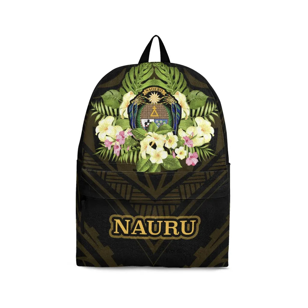 Nauru Backpack - Polynesian Gold Patterns Collection