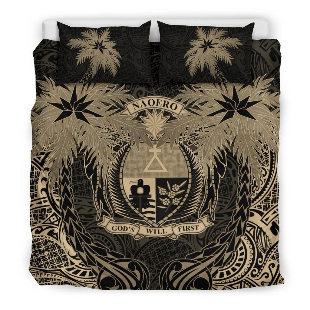 Nauru Duvet Cover Set - Nauru Coat Of Arms Coconut (Duvet Cover)