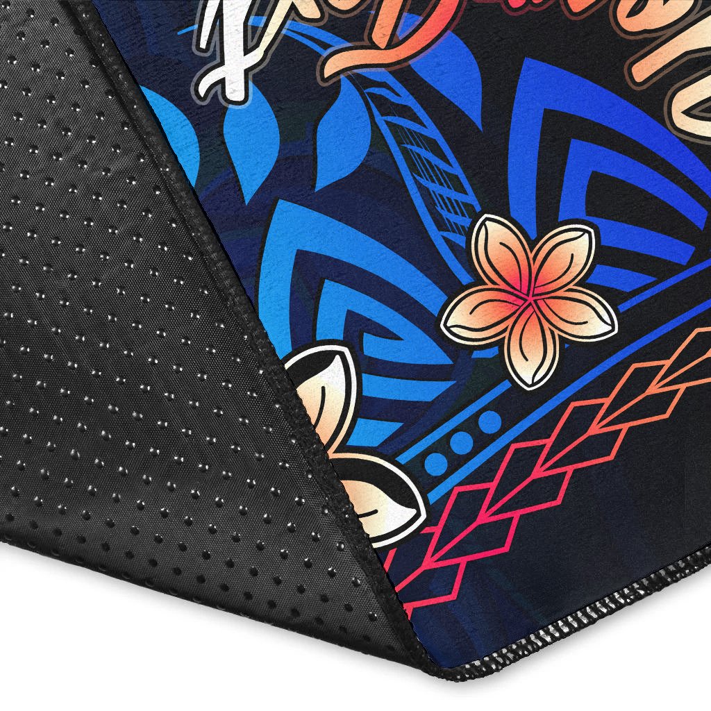 Nauru Custom Personalised Area Rug - Vintage Tribal Mountain