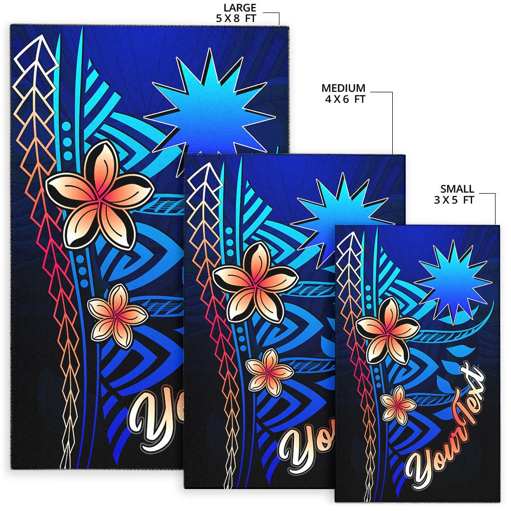 Nauru Custom Personalised Area Rug - Vintage Tribal Mountain