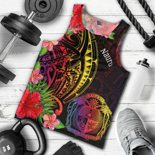 Nauru Men Tank Top - Tropical Hippie Style