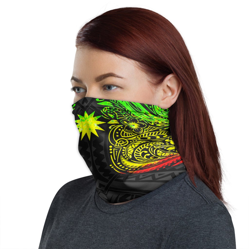 Nauru Neck Gaiter - Floral Tattoo Reggae