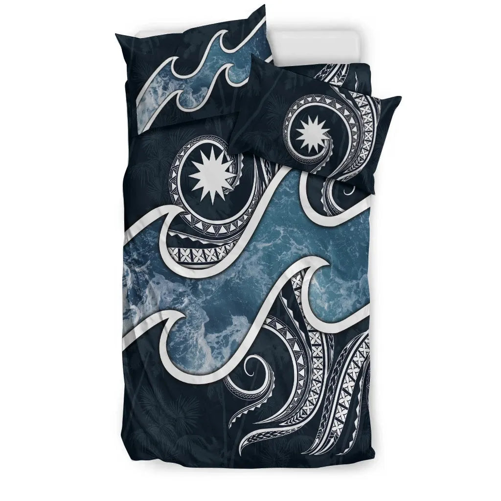 Nauru Polynesian Bedding Set - Ocean Style