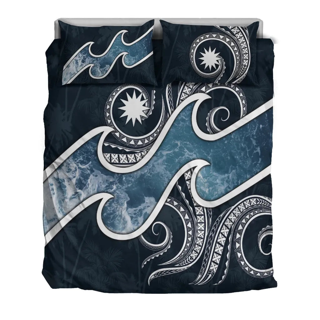 Nauru Polynesian Bedding Set - Ocean Style