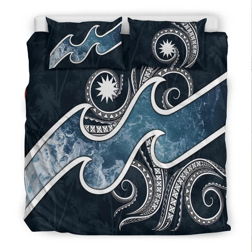 Nauru Polynesian Bedding Set - Ocean Style