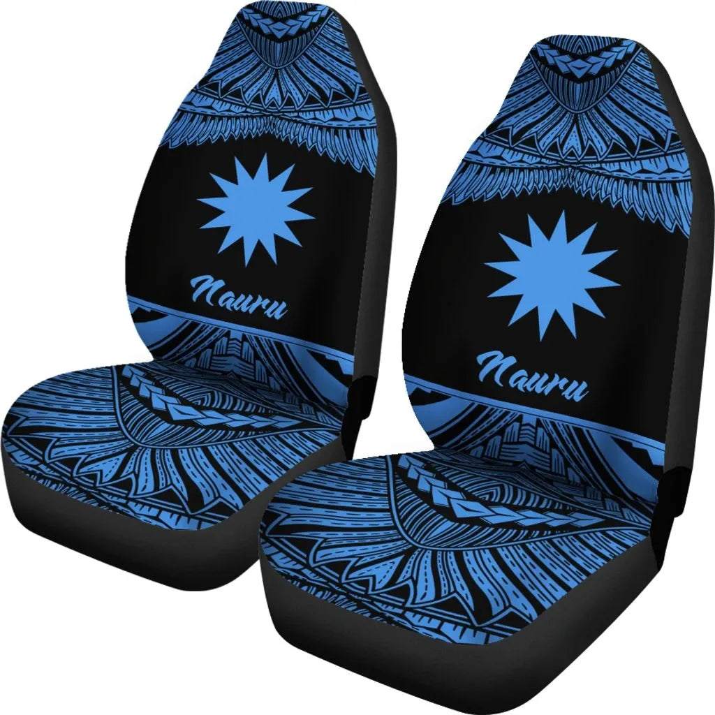 Nauru Polynesian Car Seat Covers - Pride Version
