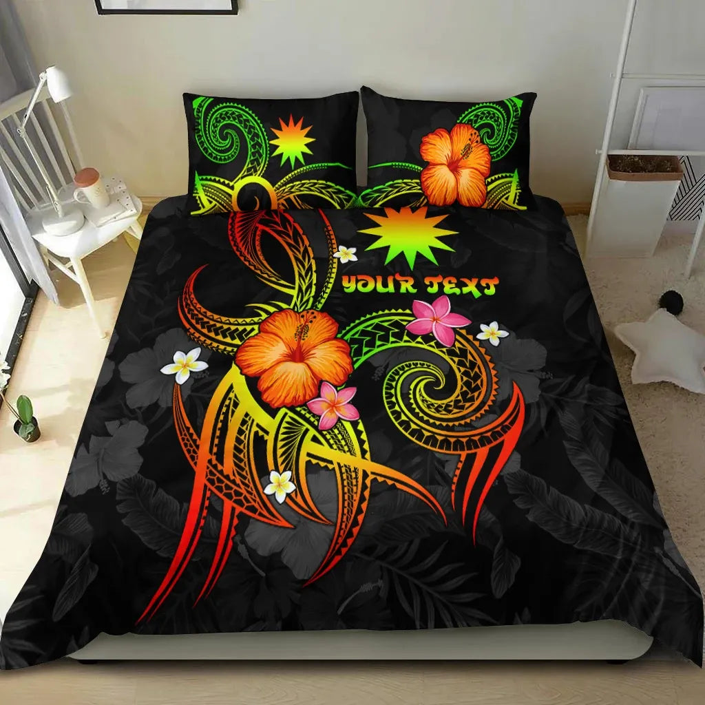 Nauru Polynesian Personalised Bedding Set - Legend Of Nauru (Reggae)