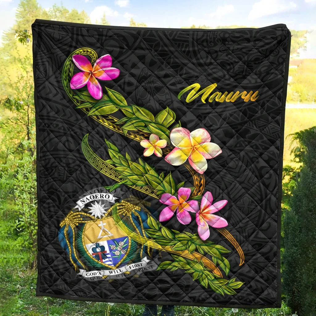 Nauru Polynesian Quilt - Plumeria Tribal