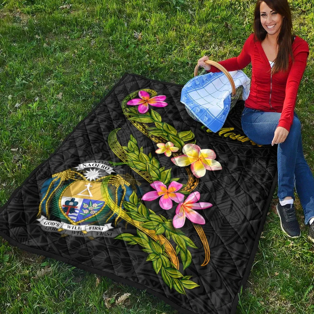 Nauru Polynesian Quilt - Plumeria Tribal