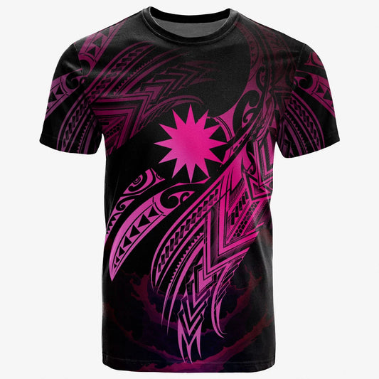 Nauru Polynesian T-Shirt - Nauru Legend Pink Version