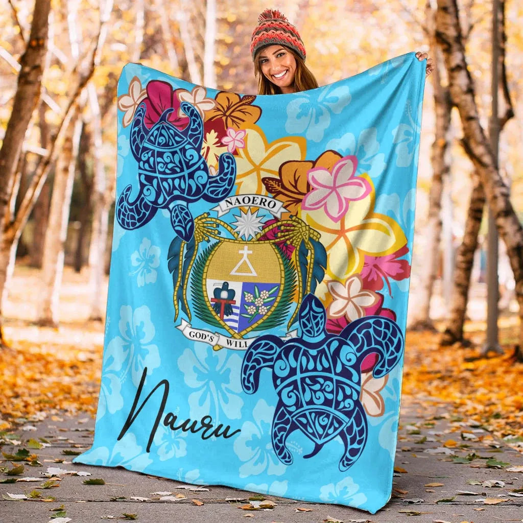 Nauru Premium Blanket - Tropical Style