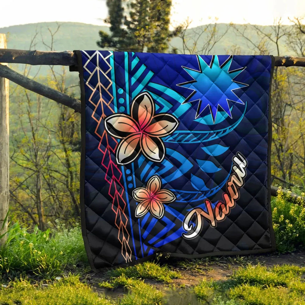 Nauru Premium Quilt - Vintage Tribal Mountain