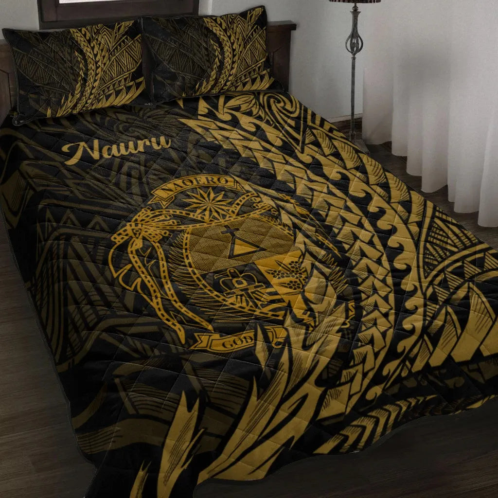 Nauru Quilt Bed Set - Wings Style