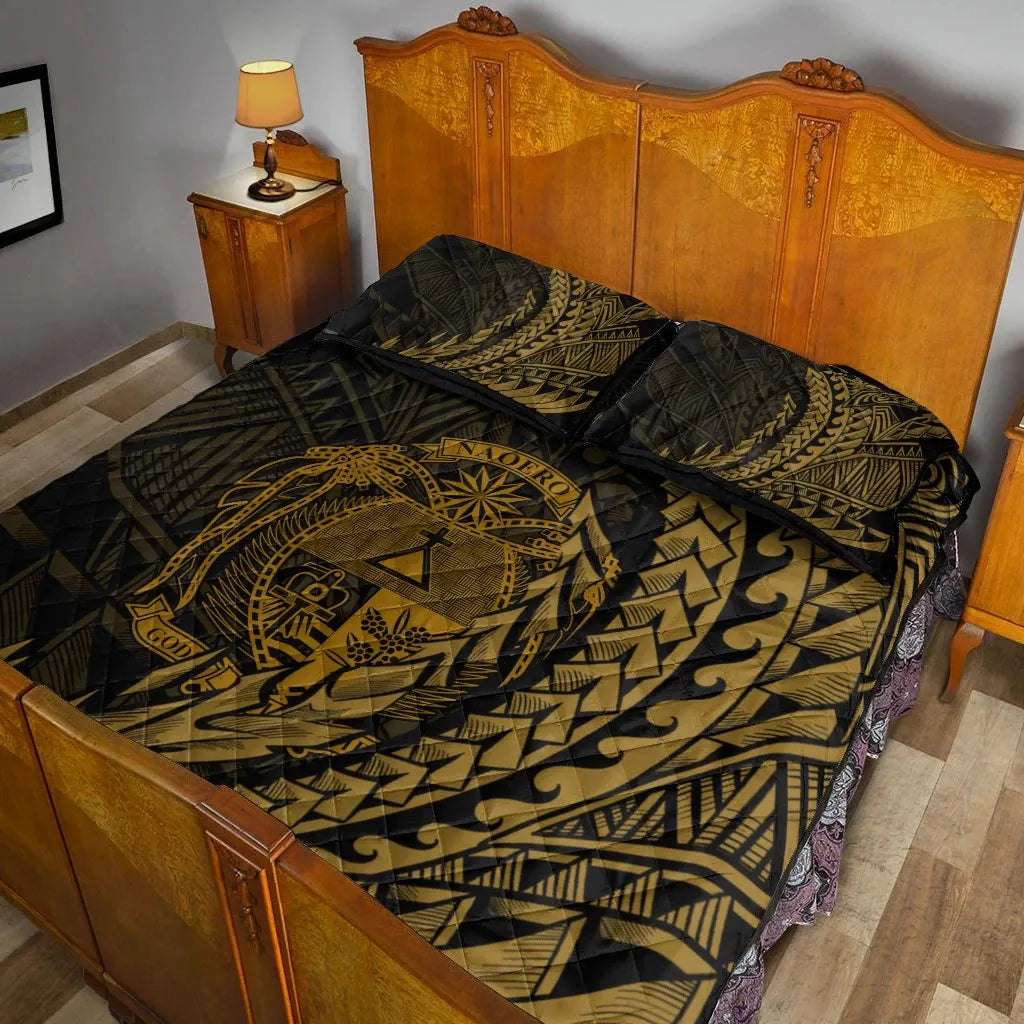 Nauru Quilt Bed Set - Wings Style
