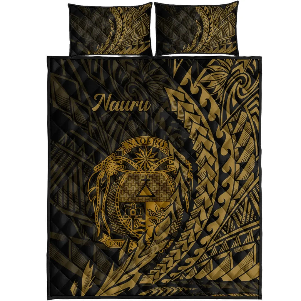 Nauru Quilt Bed Set - Wings Style