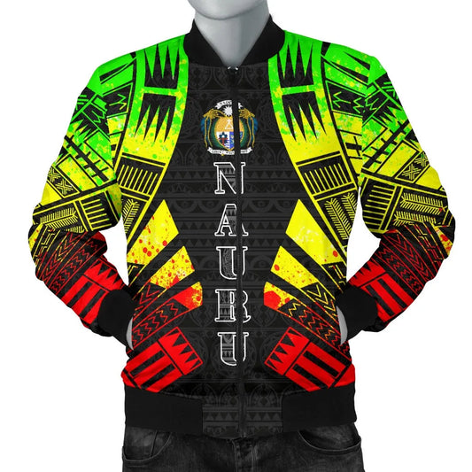 Nauru Bomber Jackets - Polynesian Tattoo Reggae
