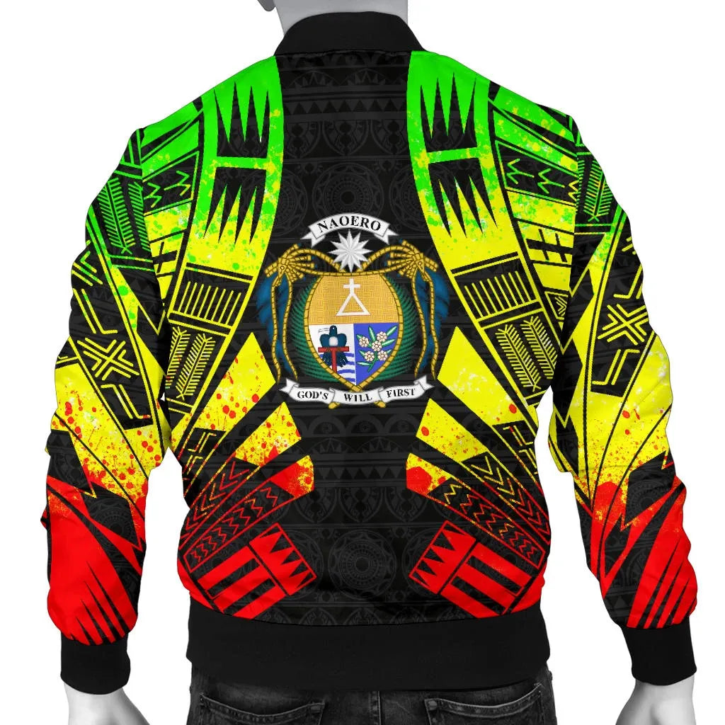 Nauru Bomber Jackets - Polynesian Tattoo Reggae
