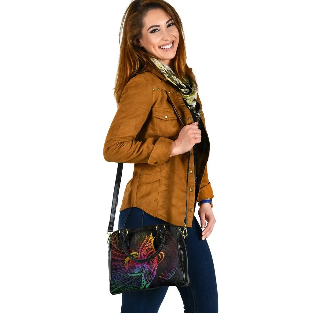 Nauru Shoulder Handbag - Butterfly Polynesian Style