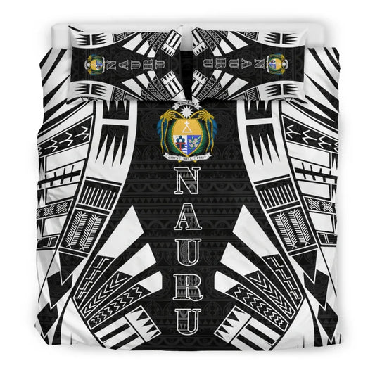 Nauru Duvet Cover Set - Polynesian Tattoo
