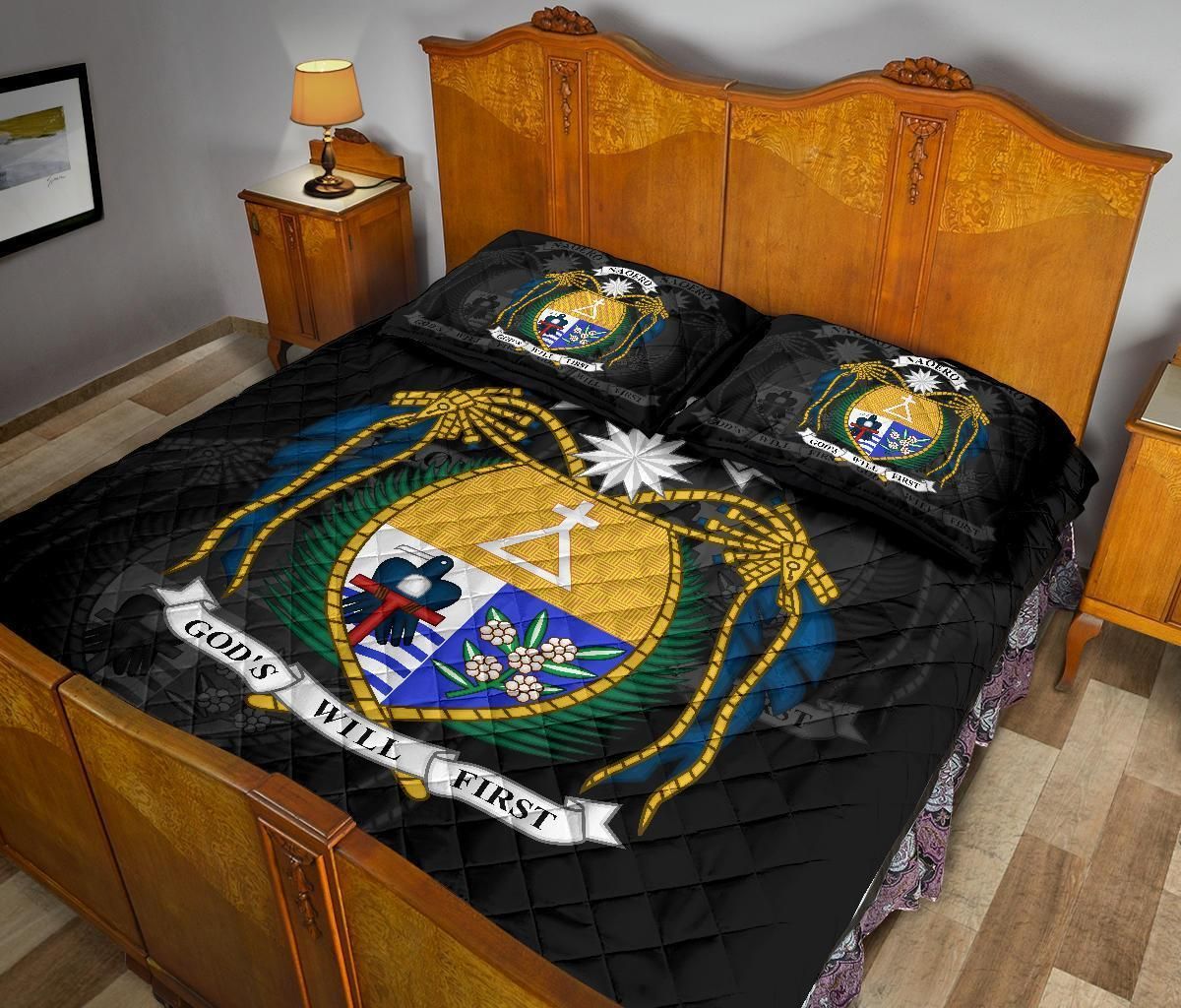 Nauru Polynesian Quilt Bed Set