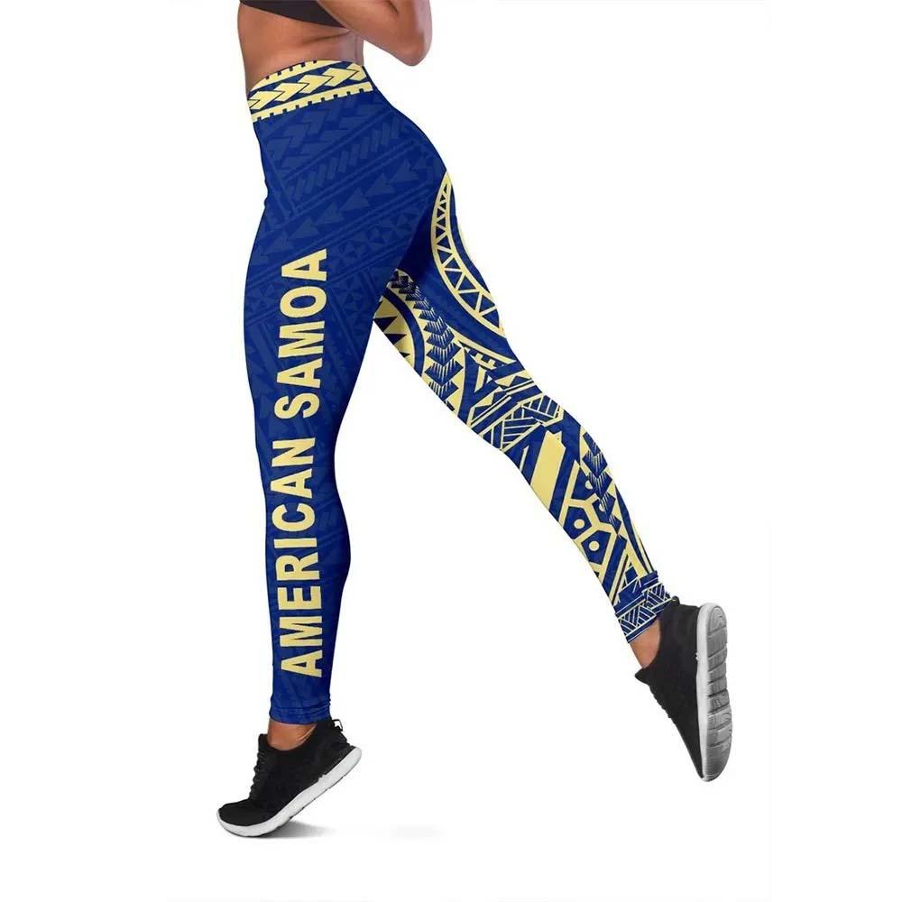 Neo American Samoa Legging (Blue)