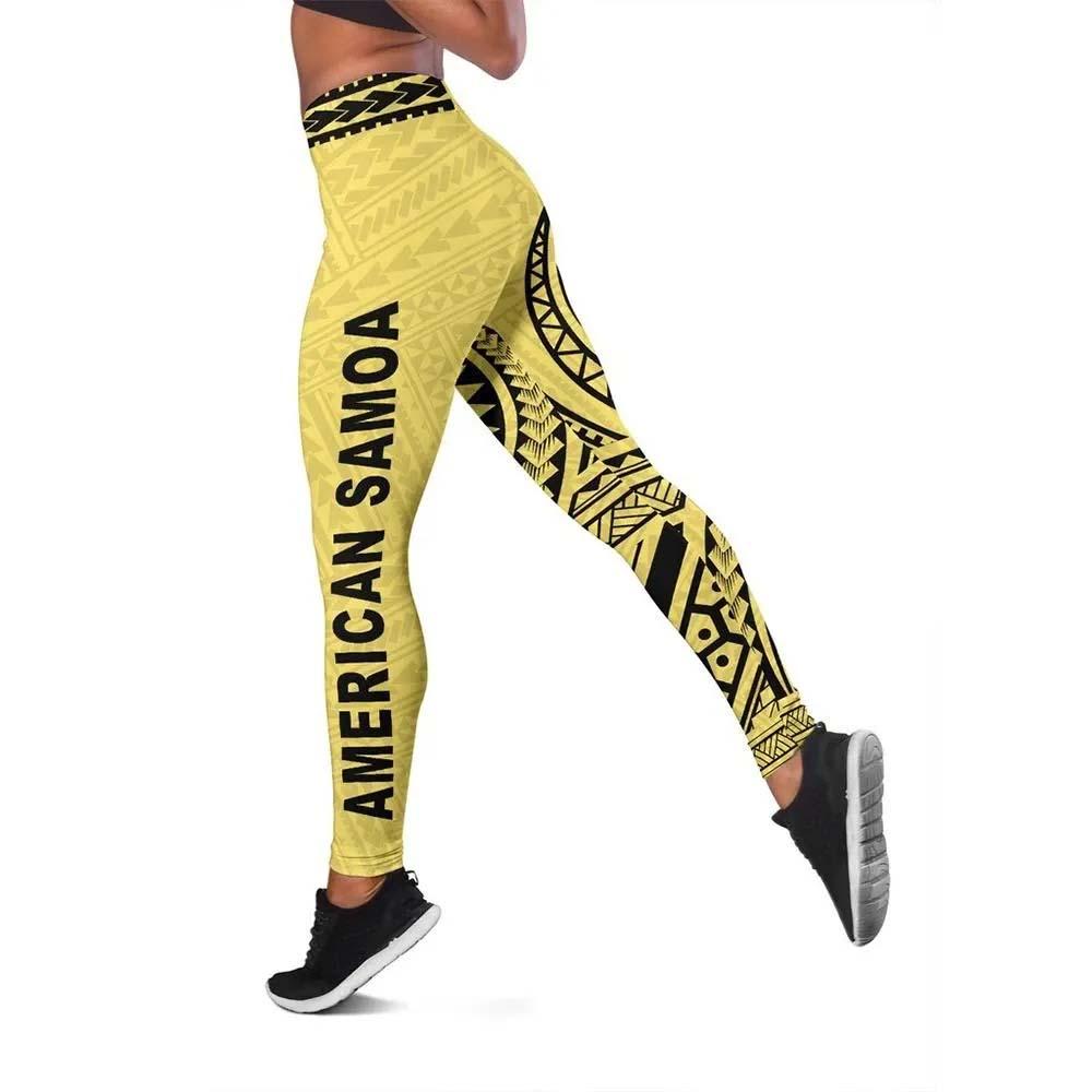 Neo American Samoa Legging (Yellow)