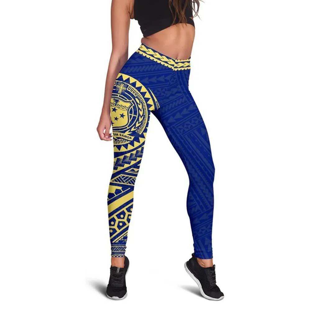 Neo Samoa Polynesian Legging (Blue)