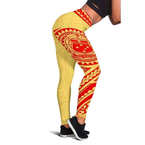 Neo Samoa Polynesian Legging (Yellow)