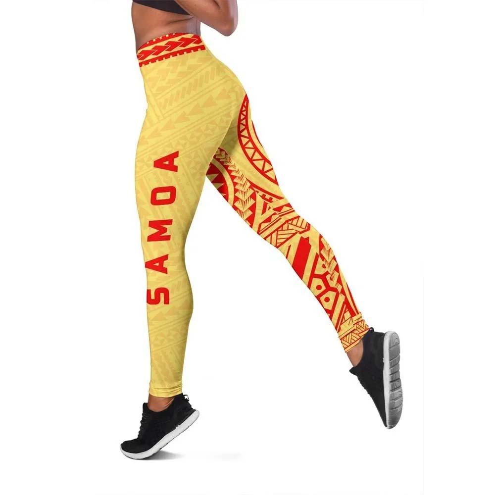 Neo Samoa Polynesian Legging (Yellow)