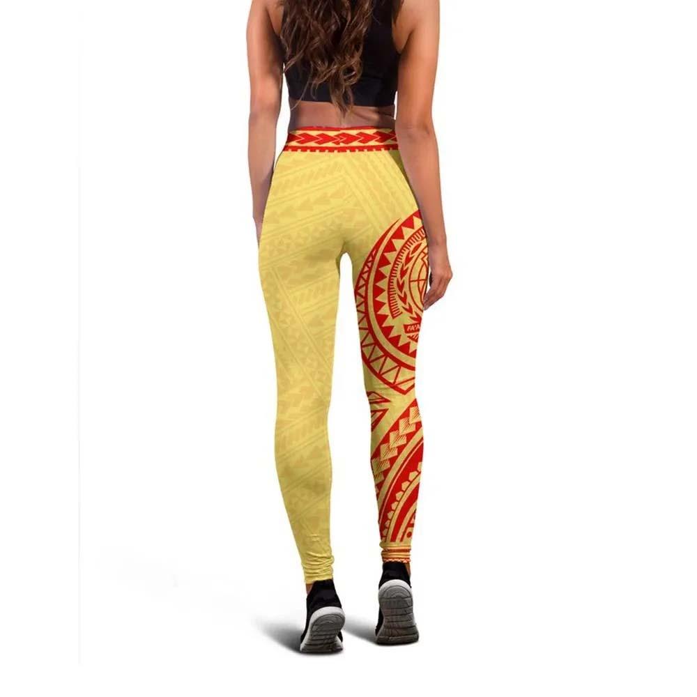 Neo Samoa Polynesian Legging (Yellow)
