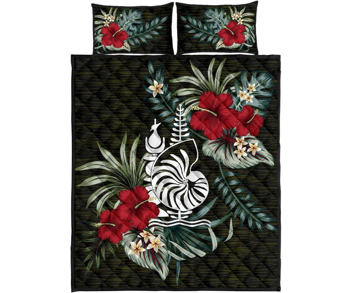 New Caledonia Polynesian Quilt Bed Set - Special Hibiscus