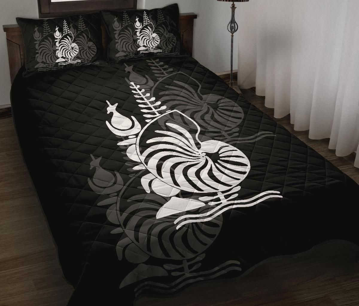 New Caledonia Polynesian Quilt Bed Set