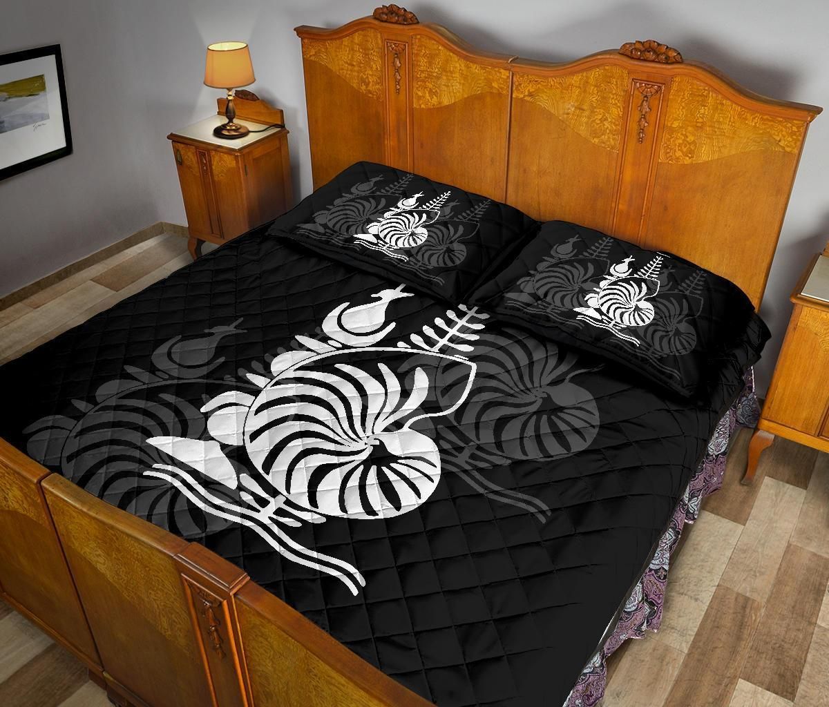 New Caledonia Polynesian Quilt Bed Set